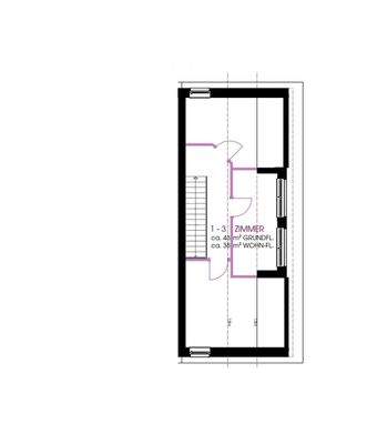 GRUNDRISSE DACHGESCHOSS 3 ZIMMER