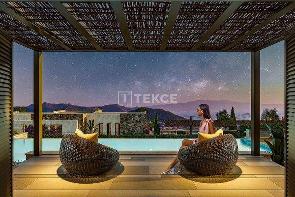 Detached Sea-View Villas with Private Pools in Gümüşlük Bodrum