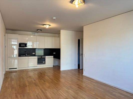 Moderne Küche und Wohnzimmer