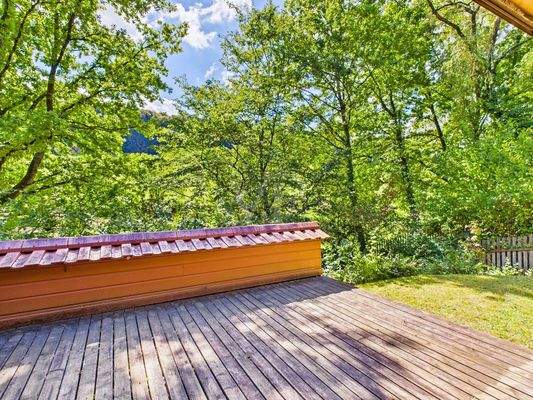 Sonnenterrasse mit Naturblick