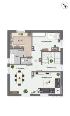 Grundriss Obergeschoss