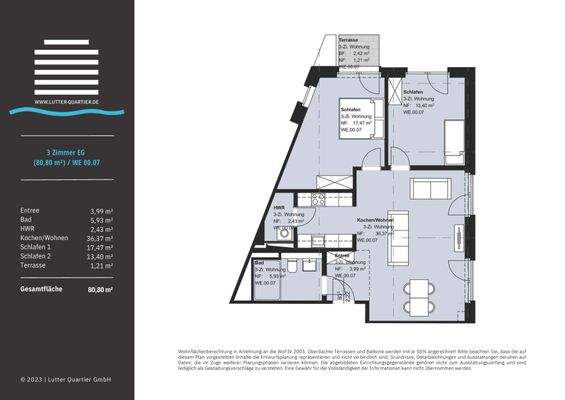 Wohnung 07 Lutter-Quartier
