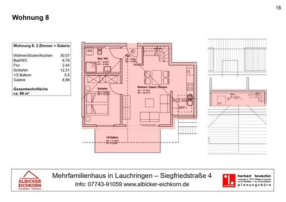 Grundriss Wohnung 8