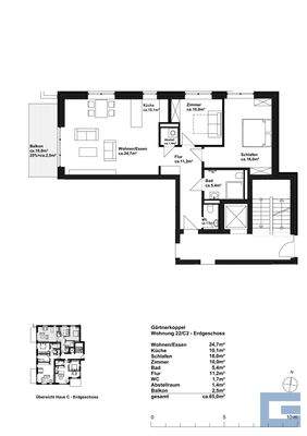 Haus C - Wohnung 22 - Erdgeschoss