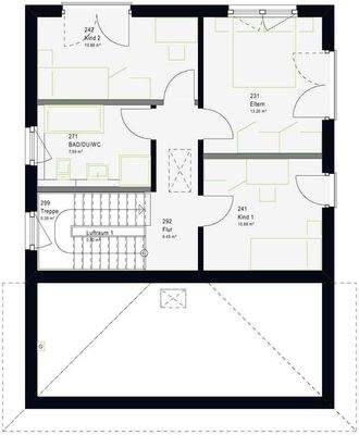 Beispiel Grundriss OG