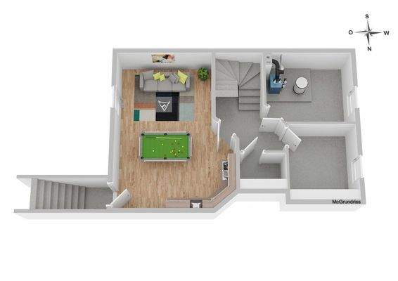 Raumaufteilung Keller