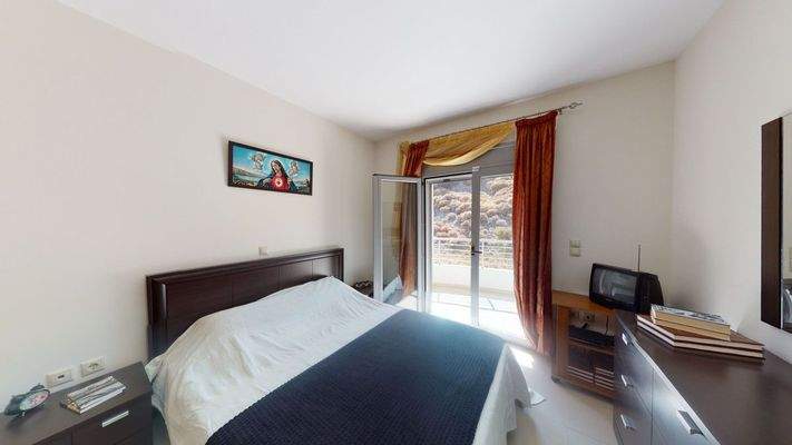 Schlafzimmer mit Balkon