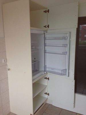 Kühlschrank+Schränke oben+unte