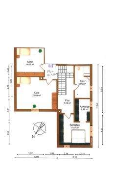 Obergeschoss Grundriss