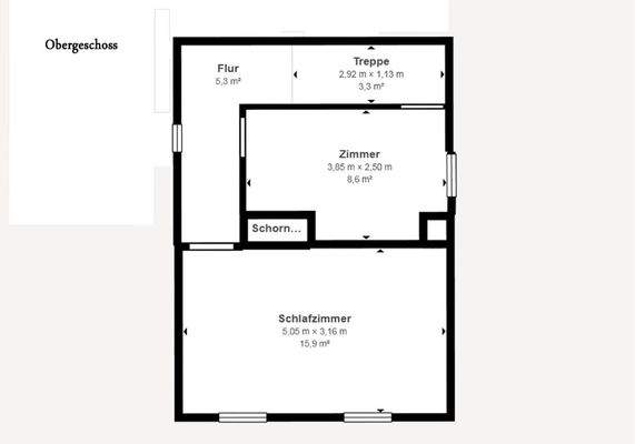 Grundriss Obergeschoss