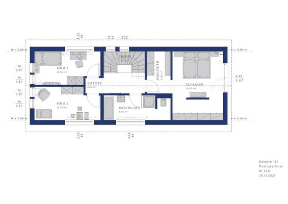 Grundriss Dachgeschoss