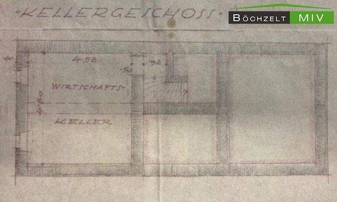 Grundriss KG (altes Wohnhaus)