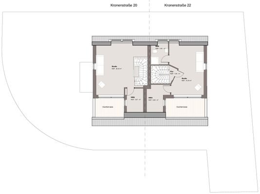 Grundriss Staffelgeschoss