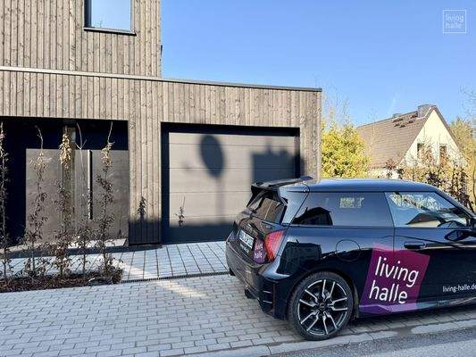 eigene garage am haus