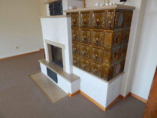 Kamin im Wohnzimmer OG