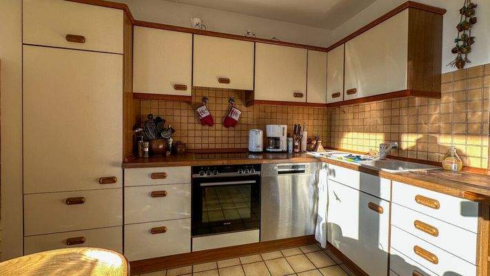 Einbauküche im Erdgeschoss