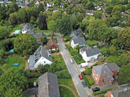 Straßenbild aus der Luft