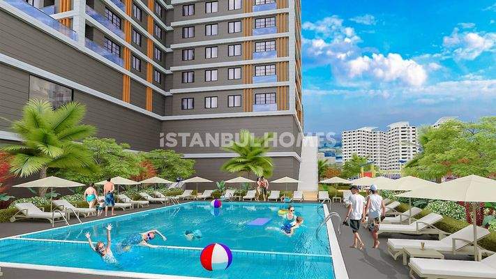 Apartments in a Complex in an Advantageous Location in Esenyurt