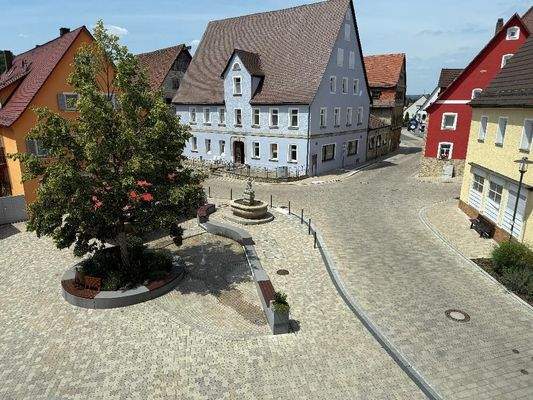 Blick zum Marktplatz