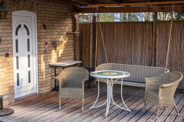 Überdachte Terrasse