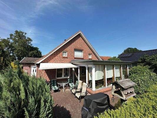 Blick auf die Terrasse