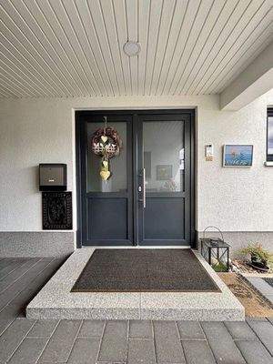 Überdachter Hauseingang