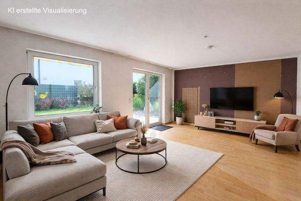 Wohnzimmer visualisiert