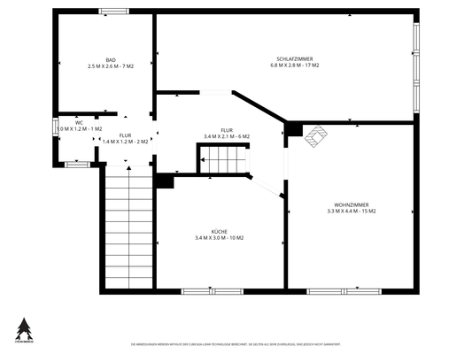 Grundriss Wohnhaus OG