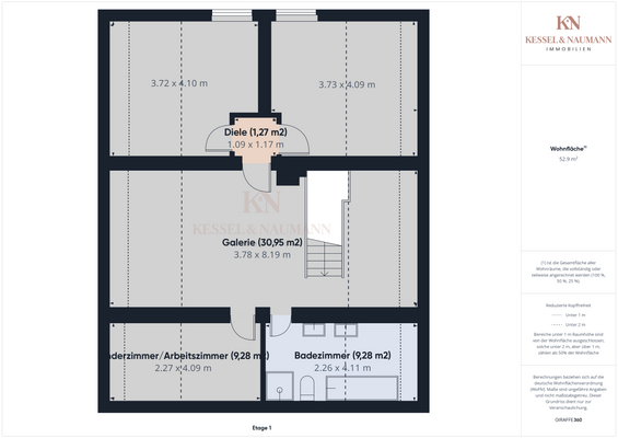 Grundriss obere Etage 