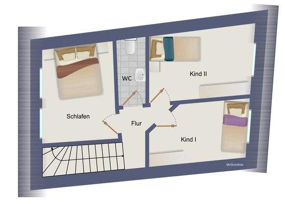 Haus 2 - Dachgeschoss