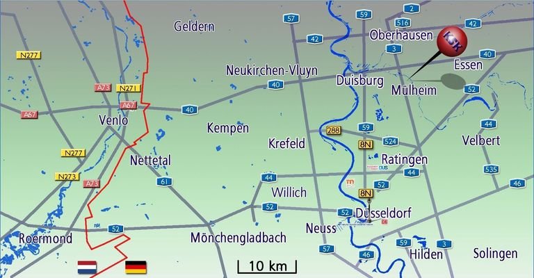 Schema Autobahnnetz - Scheme Moto Network.