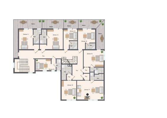 Hotel/Beherbergung 1. Obergeschoss