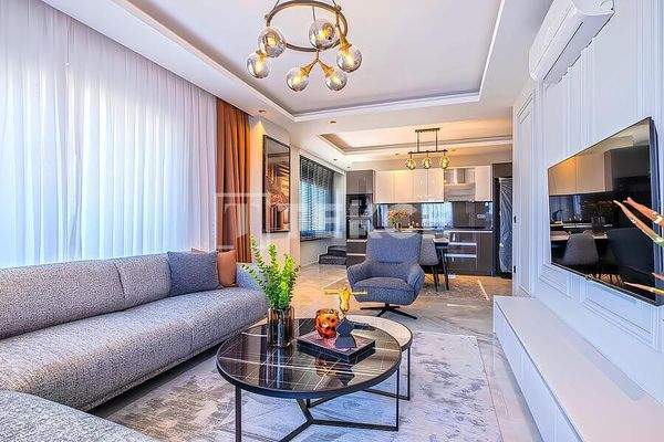 Stylish Apartments in a Complex with Rich Amenities in Alanya Oba