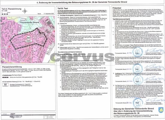B-Plan 4. Änderung in SO Gebiet