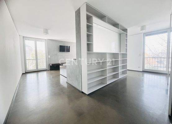 Glamour! Schlafzimmer mit extravagantem Boden