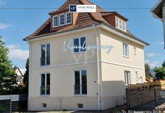 Ansicht Norden mit Visualisierungsbeispiel 