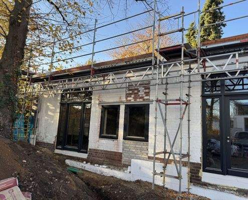 Hofansicht Bauzustand