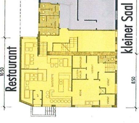 Grundriss Restaurant