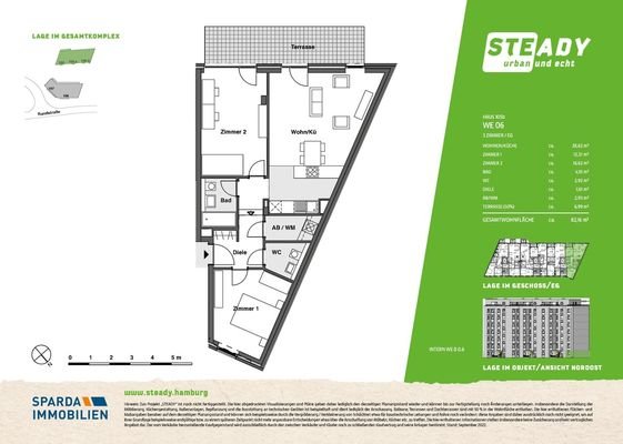 Grundriss Wohnung 6