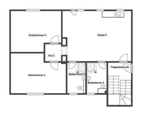 Grundriss Skizze 2.OG