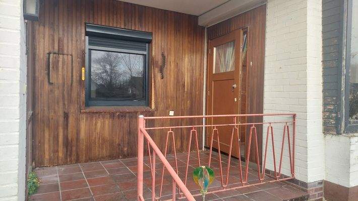 Eingang vom Garten ins Haus 