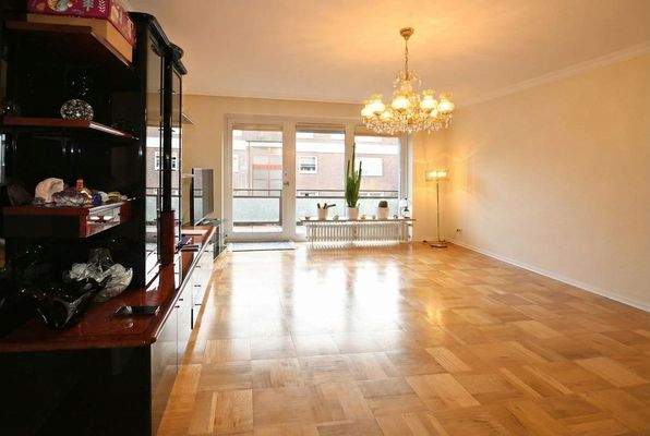 Blick ins Wohnzimmer