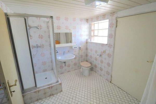 Schmutzschleuse im Keller