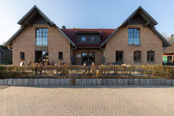 Der gepflegte Eingangsbereich