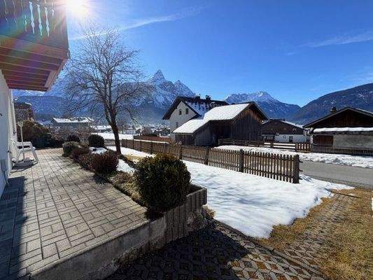  ... auf der Terrasse.