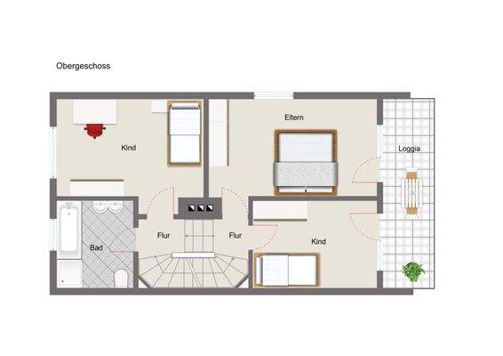 Grundriss Obergeschoss