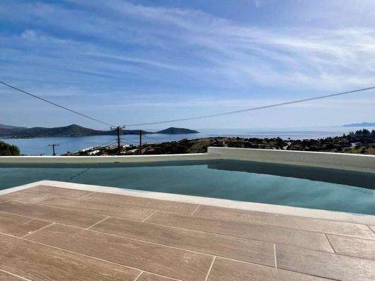 Kreta, Schisma Eloundas: Villa mit 3 Schlafzimmern und Pool bietet einen atemberaubenden Meerblick auf Elounda