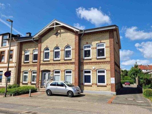 Die Zufahrt zum Hofparkplatz