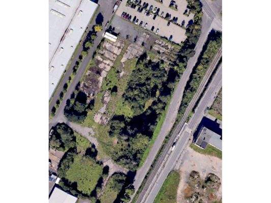 Baugrundstück von oben