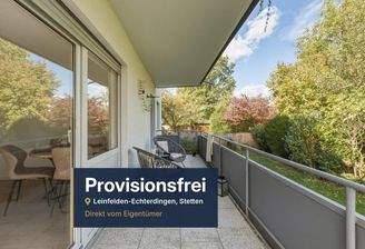 Großer Balkon mit Garten